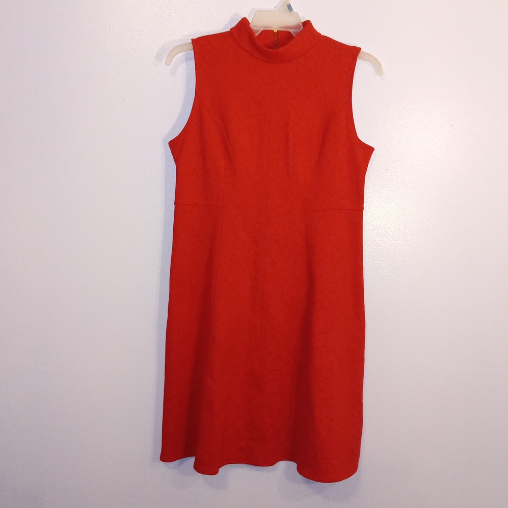 Chico's Vibrant Red Sleeveless Midi Dress